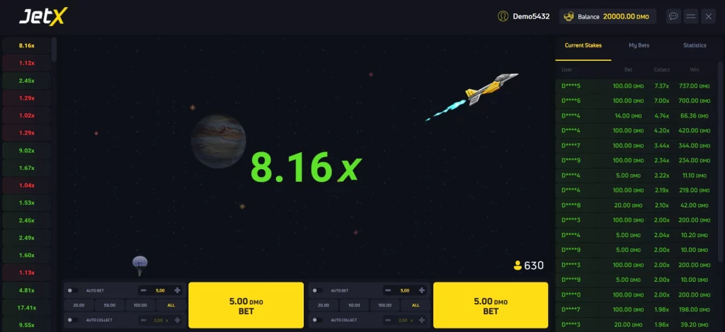 jetx high risk coefficient
