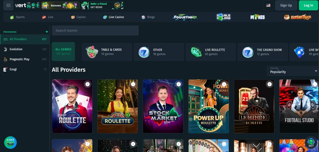 jetx vertbet live casino